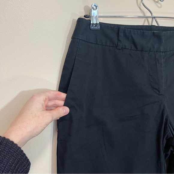 Ann Taylor Loft Black Cotton Blend Pant - Picture 3 of 13